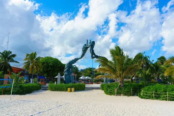 Spiaggia Parco Playa Del Carmen Messico — Foto Stock