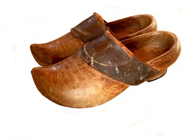 Paar Holzschuhe — Stockfoto