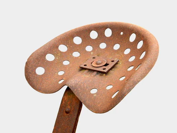 Rusty metal seat — Stock Photo, Image