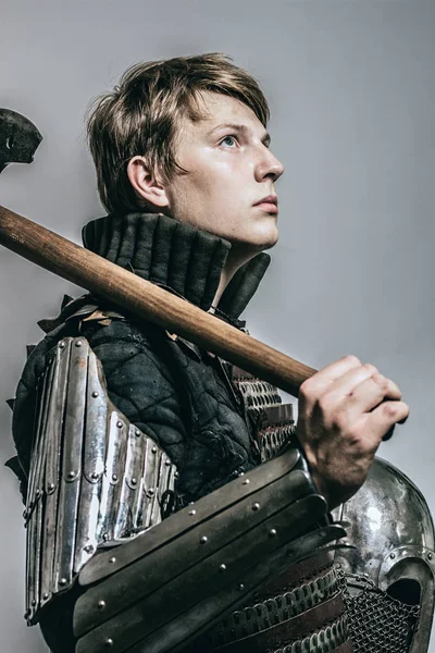 Średniowieczny wojownik Kijowa Rusa " — Zdjęcie stockowe