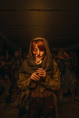 Acımasız bir sonrası apocalyptical dünyada huzurlu avare