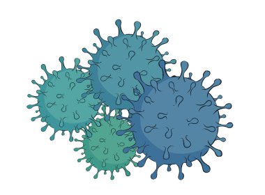 Coronavirus çizimi