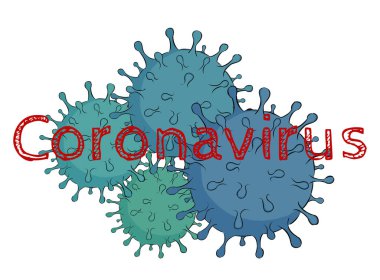 Coronavirus çizimi