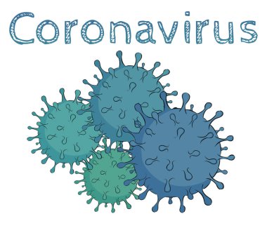 Coronavirus çizimi