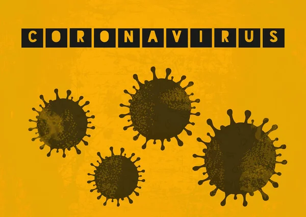 Coronavirus Illustration Concept Elementary School Grade School — Stock Photo, Image