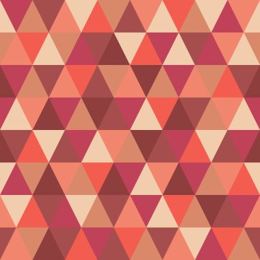 Kusursuz bir tarz. Üçgenler. Sıcak, sonbahar renkleri. Şey...
