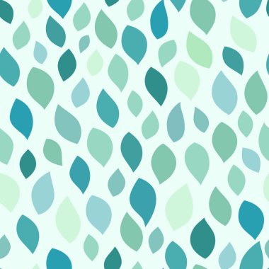 Kusursuz çiçek deseni. Kış soğuk renk yaprakları açık arkaplana saçılmış. Felç geçirmeden sessiz doldur. Tekstil için basit desen.