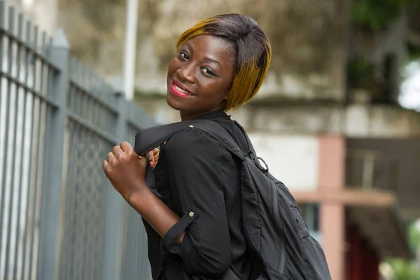 Portrait of young student, smiling. — Stock Photo, Image