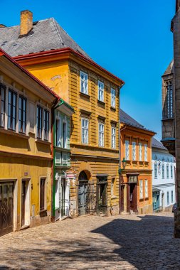 Çek Cumhuriyeti 'nin Kutna Hora kentindeki Dar Sokak