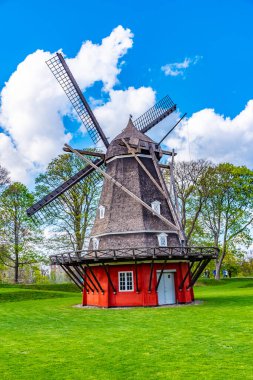 Danimarka, Kopenhag 'daki Kastellet kalesinin yel değirmeni.