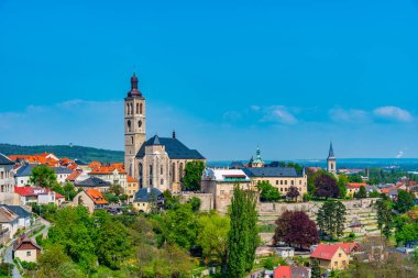 Çek Cumhuriyeti 'nde Kutna Hora' nın hava görüntüsü