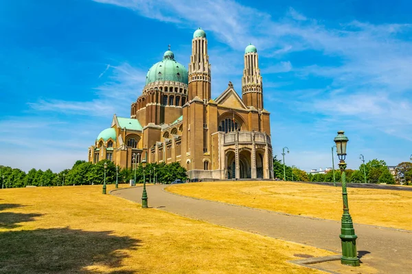 Basílica Nacional del Sagrado Corazón de Koekelberg en Bruselas, Bel — Foto de Stock