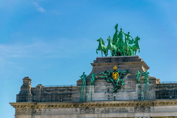 Monumento al cinquantenario a Bruxelles, Belgio — Foto Stock