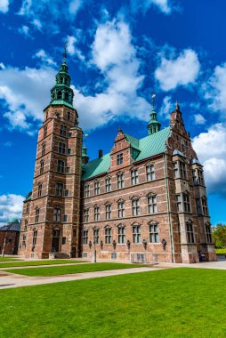 Danimarka'nın başkentine Copenhagen kalede Rosenborg Slot.