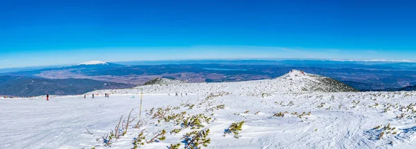 Centro de esqui em Borovets durante o inverno, Bulgária — Fotografia de Stock