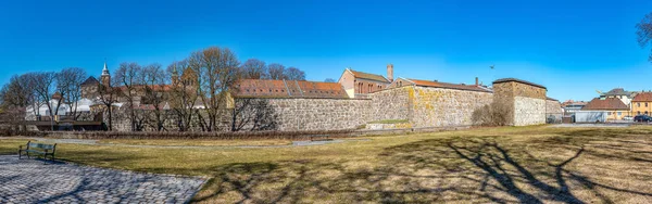 Vnitřní nádvoří pevnosti Akershus v Oslu, Norsko — Stock fotografie