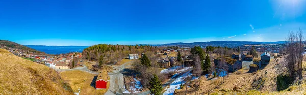 ノルウェーのトロンデラーグ民俗博物館における農村建築の例 — ストック写真