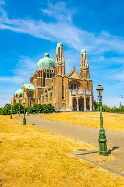 Basílica Nacional del Sagrado Corazón de Koekelberg en Bruselas, Bel — Foto de Stock