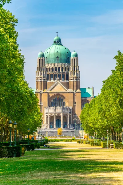 Basílica Nacional del Sagrado Corazón de Koekelberg en Bruselas, Bel —  Fotos de Stock