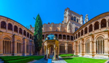 Convent of San Esteban at Salamanca, Spain clipart