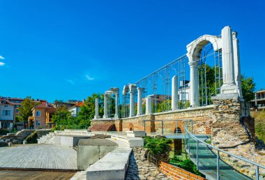 Bulgaristan 'ın Stara Zagora kentinde antik kalıntılar