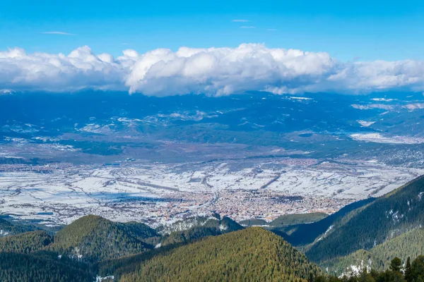 Luftaufnahme von Bansko, Bulgarien — Stockfoto