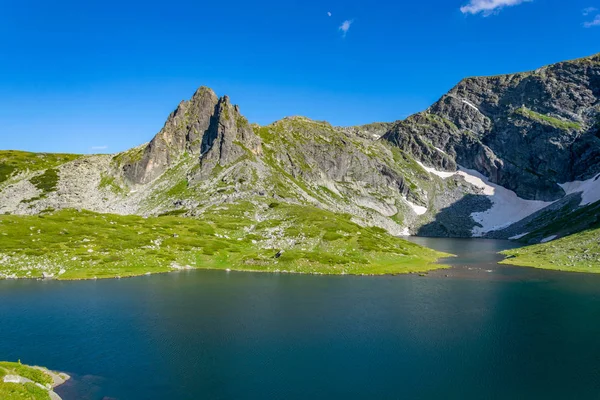 stock image The Twin lake, one of the seven rila lakes in Bulgaria