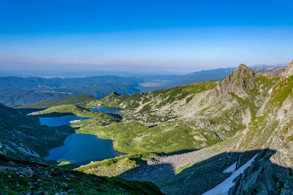 Hal, Twin és trefoil tavak, része a hét rila tavak natur — Stock Fotó