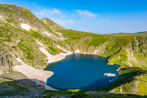 Il lago degli occhi, uno dei sette laghi di rila in Bulgaria — Foto Stock