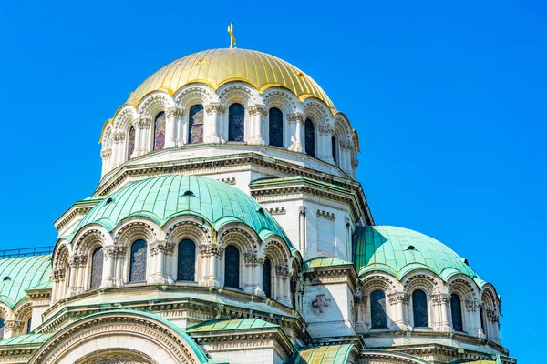 Kathedraal van Saint Alexander Nevski in Sofia, Bulgarije — Stockfoto