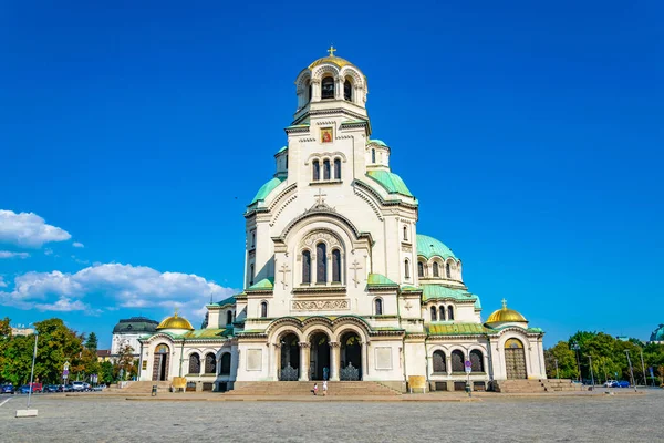 保加利亚索菲亚圣亚历山大内夫斯基主教座堂 — 图库照片