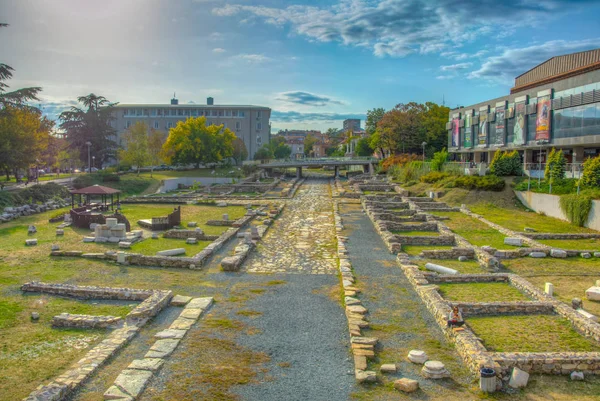 Ősi romok Stara Zagorában, Bulgáriában — Stock Fotó