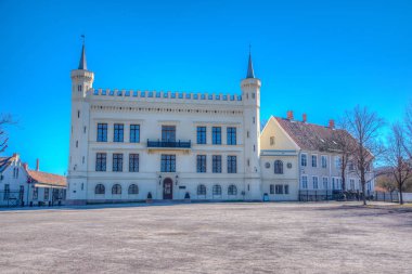 Norveç, Oslo 'daki Akershus kalesinin iç avlusu.