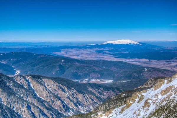 Montanha Vitosha na Bulgária durante o inverno — Fotografia de Stock