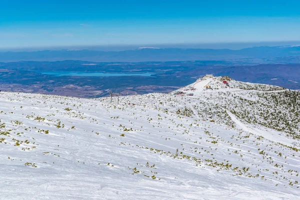 Centro de esqui em Borovets durante o inverno, Bulgária — Fotografia de Stock