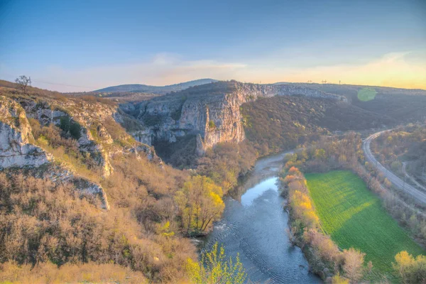 Valley of river Iskar near Karlukovo in Bulgaria — Stock Photo, Image