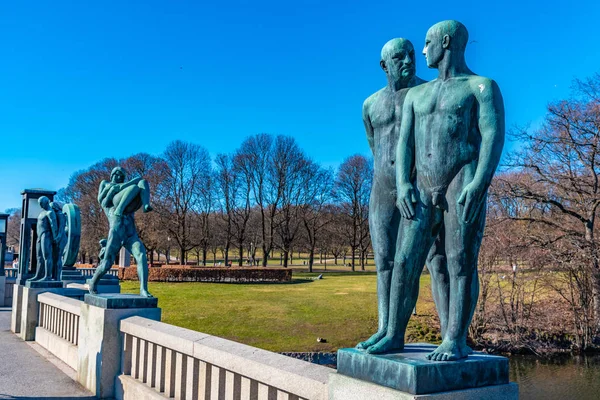 Detail der Statue im vigeland park in oslo, Norwegen — Stockfoto
