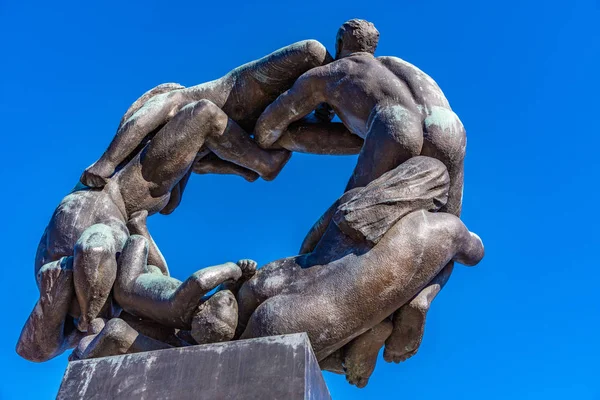 Dettaglio della statua al parco Vigeland di Oslo, Norvegia — Foto Stock