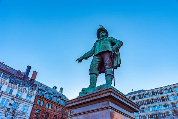 Christian IV statue in Oslo, Norway — Stock Photo, Image