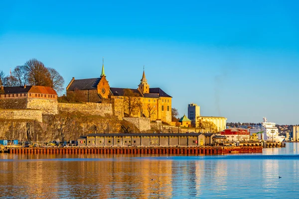 View of the Akershus fort in Oslo, Norway — Stock Photo, Image