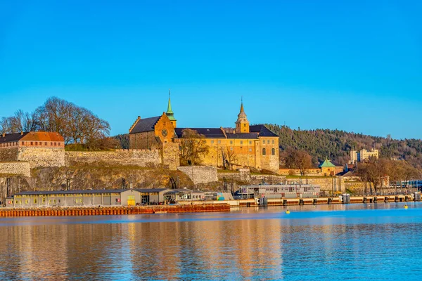 Blick auf das Akershus-Fort in Oslo, Norwegen — Stockfoto