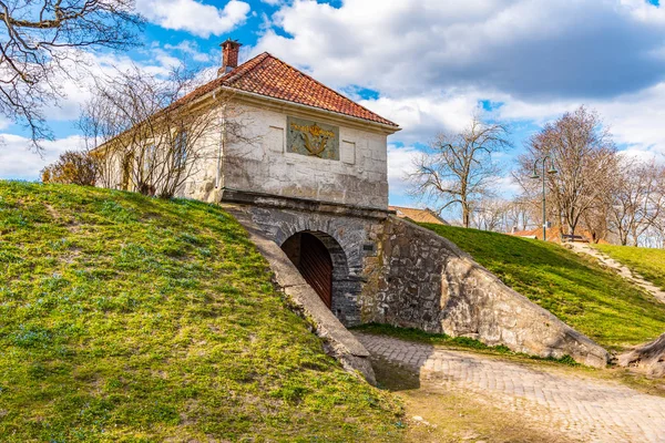 Haupttor zur Stadt Fredrikstad in Norwegen — Stockfoto