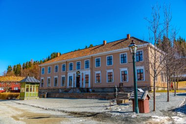 Trond 'un kentsel bölümünde tipik Norveç mimarisi