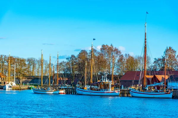 Port rekreacyjny we Fredrikstad, Norwegia — Zdjęcie stockowe