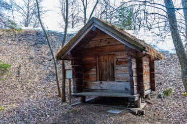 Jamtli açık hava müzesindeki kırsal mimari örnekleri 