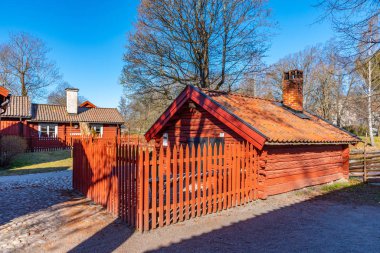 Wadkoping 'deki eski güzel ahşap evler O' nun tarihi çeyreğinde.