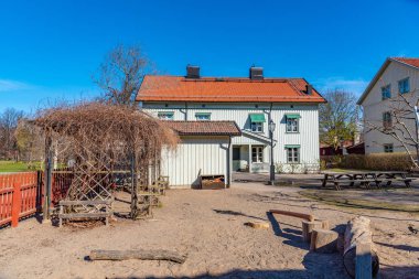 Wadkoping 'deki eski güzel ahşap evler O' nun tarihi çeyreğinde.