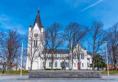 Nora, İsveç 'teki beyaz kilise.