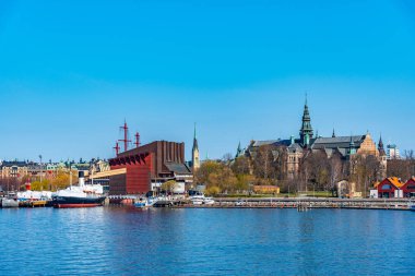 İsveç Stockholm 'deki Vasa ve Nordiska müzeleri