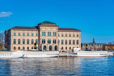 İsveç Stockholm 'deki Ulusal Müze Manzarası